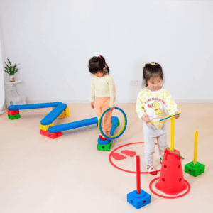 Kids obstacle course for sensory training