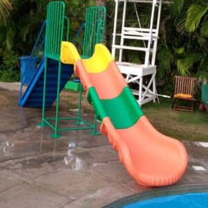 Kids Outdoor Straight Slide
